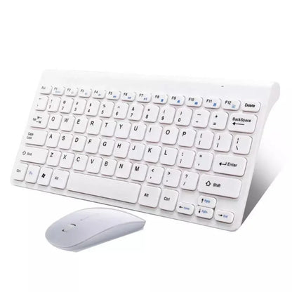 2.4 GHz Wireless Mini Keyboard And Optical Mouse Set Gold