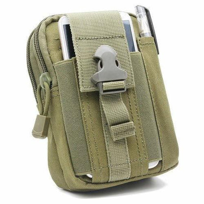 Waterproof Tactical Pouch Belt Waist Pack Khaki