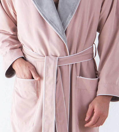 Men's Luxury Microfiber Spa Robe Blue / XXL