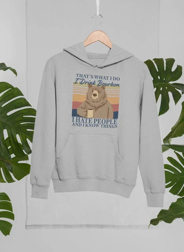 Bourbon Bear Hoodie XXX-Large / Athletic Heather
