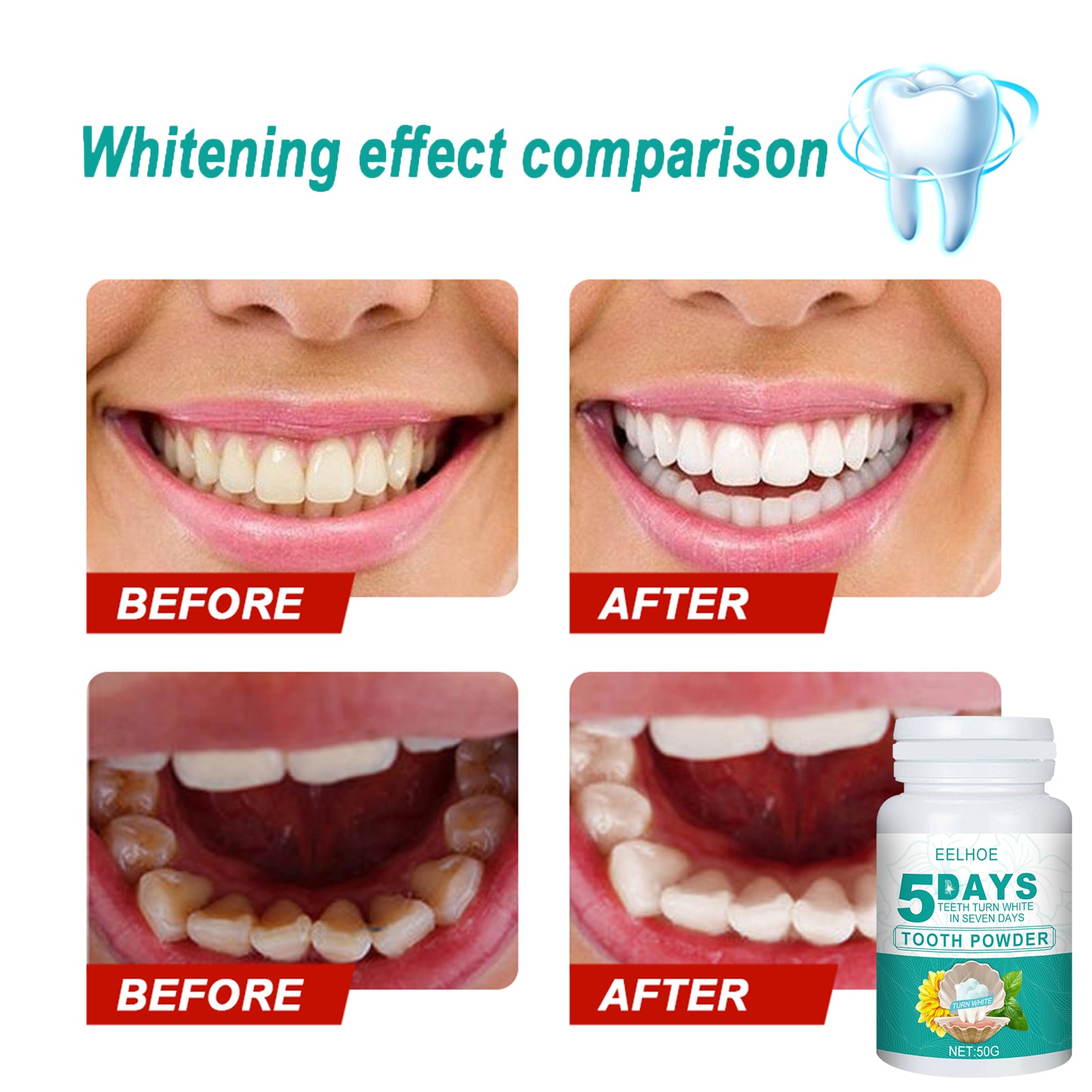 5 days Tooth Whitening Powder