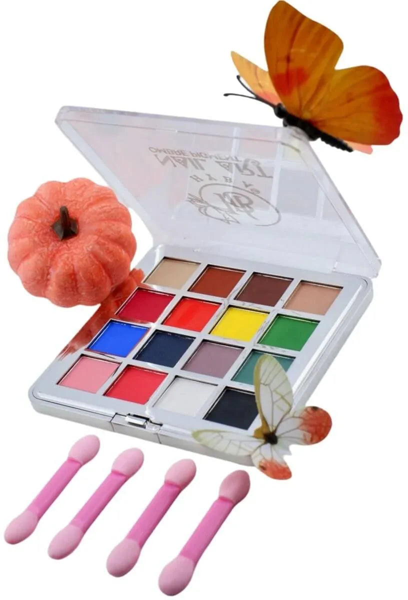 OMBRé Pressed Pigment Powder Palette - 16 Colors Set Default Title