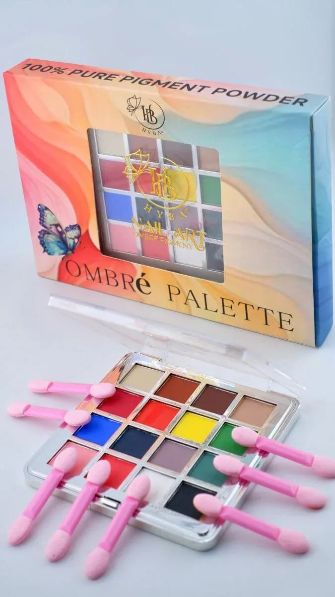 OMBRé Pressed Pigment Powder Palette - 16 Colors Set Default Title