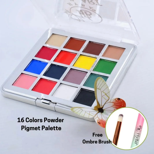 OMBRé Pressed Pigment Powder Palette - 16 Colors Set Default Title