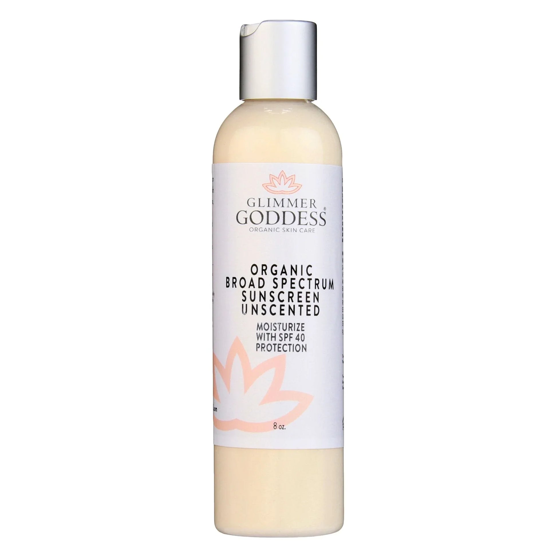Organic SPF 40 Sunscreen Unscented / 4 oz.