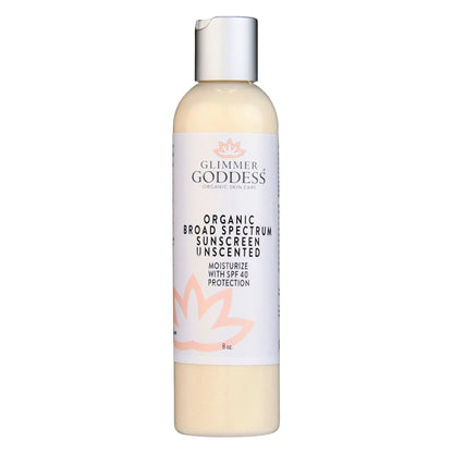 Organic SPF 40 Sunscreen Unscented / 4 oz.