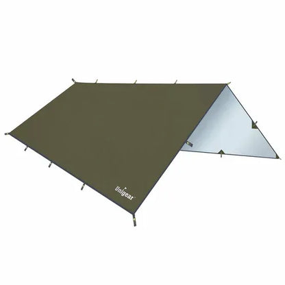 Rainproof Camping Tarp Shelter 157*118inch / Army Green