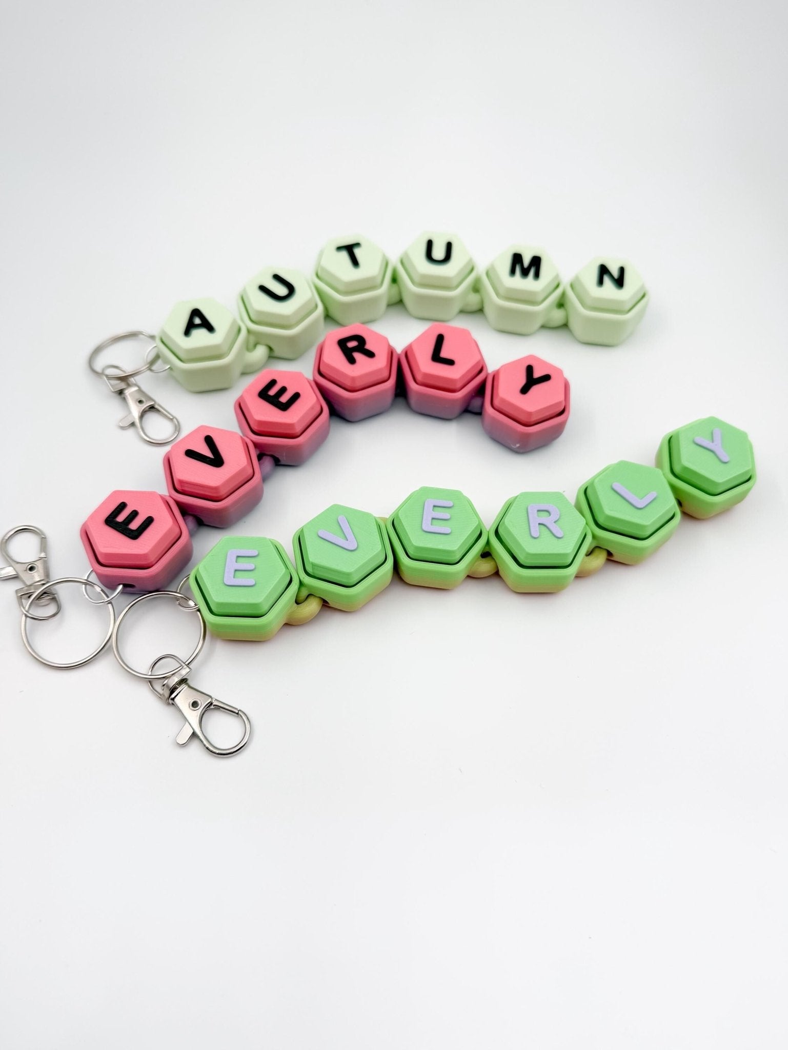 Personalized Clicker Fidget Keychain
