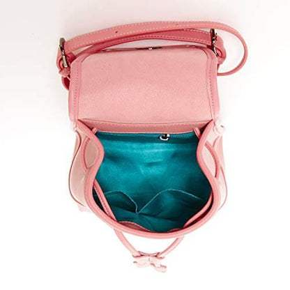Nicole Pink Leather Backpack Default Title