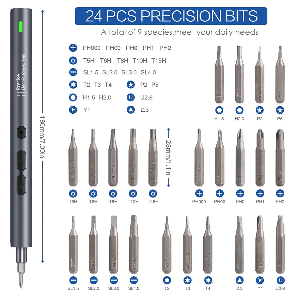 Precision Electric Screwdriver