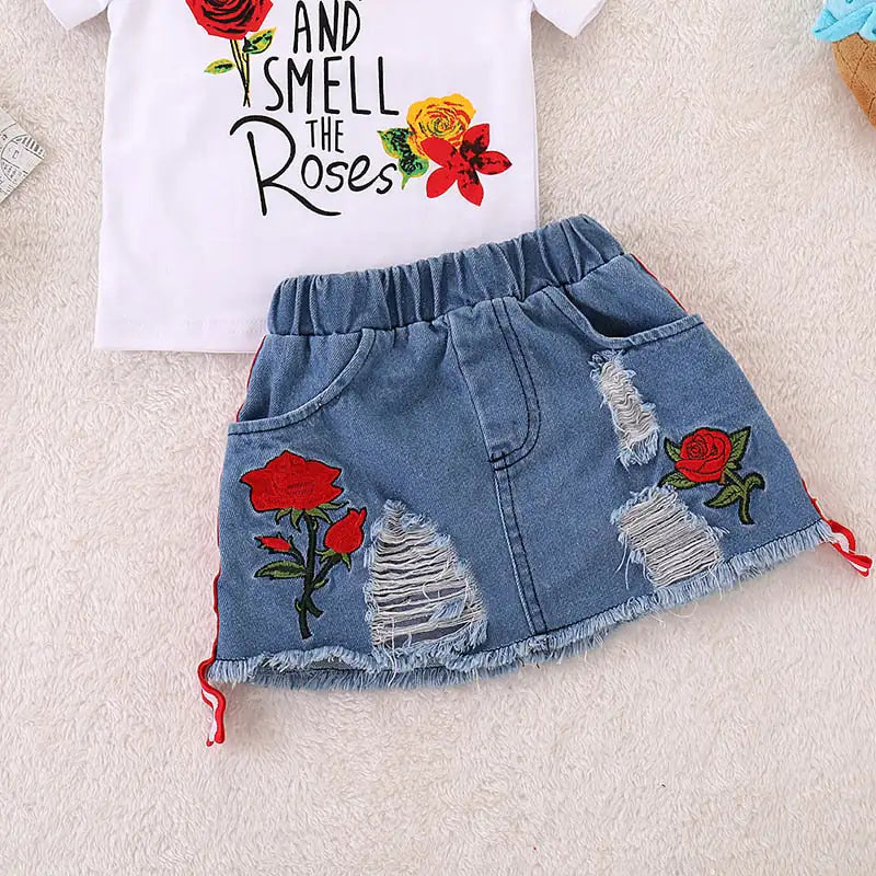 Rose Flower Toddler Sets