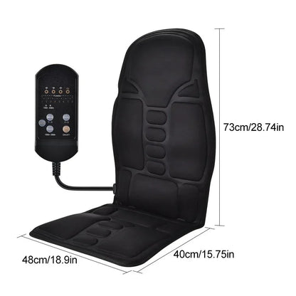 Portable Vibrating Heat Therapy Massage Cushion Mattress Default Title