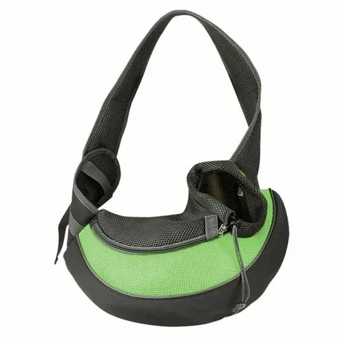 Puppy or kitten Travel Shoulder Bag S / Green / United States