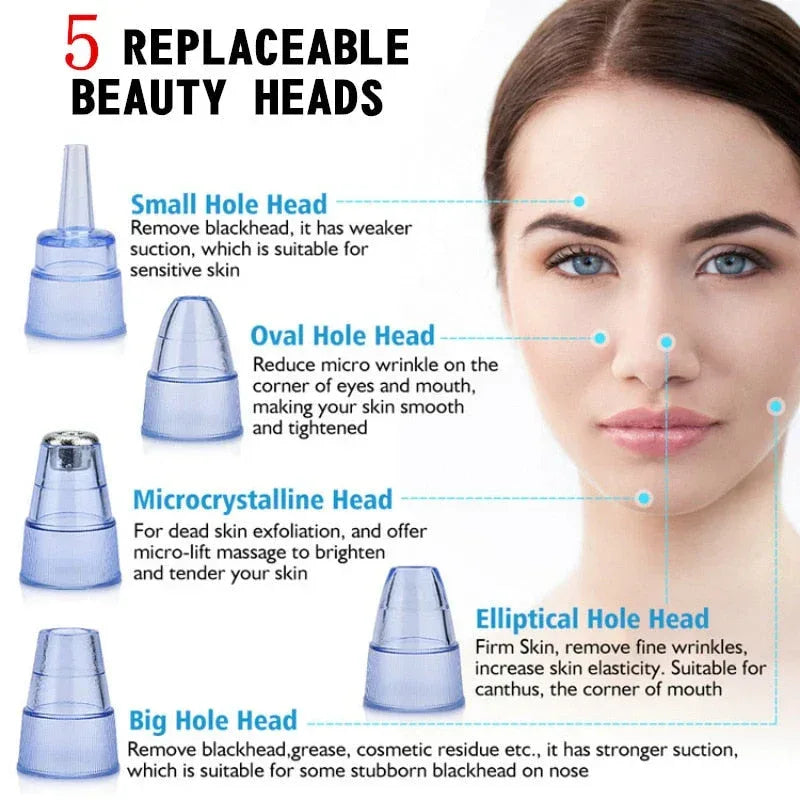Facial Blackhead Remover Electric Vacuum Machine Default Title