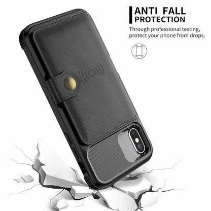 360 Protection Magnetic Leather Wallet Armor Case for iPhone green / For iPhone 13Pro Max