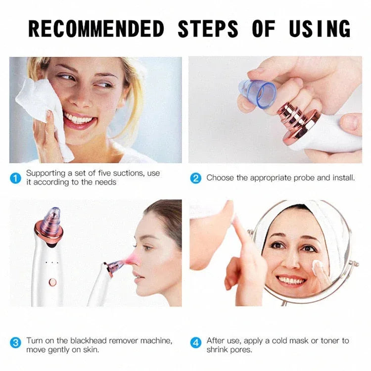 Facial Blackhead Remover Electric Vacuum Machine Default Title