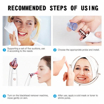 Facial Blackhead Remover Electric Vacuum Machine Default Title