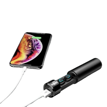 True Twin 2 In 1 Wireless Headphones With Phone Charger POINSETTA RED