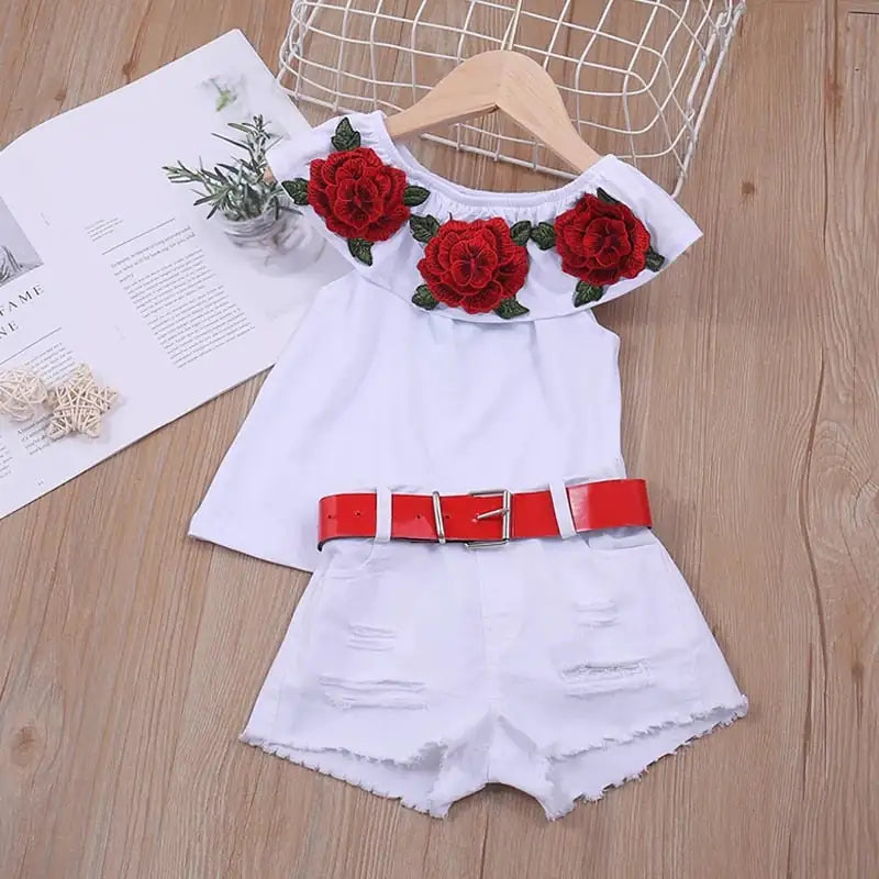 Rose Flower Toddler Sets