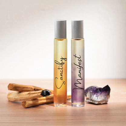 Reiki-Infused Sanctify and Manifest Rollerball Perfumes Default Title