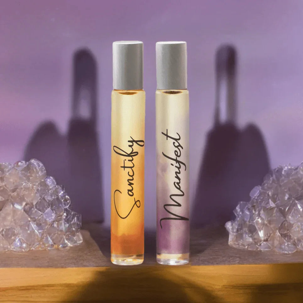 Reiki-Infused Sanctify and Manifest Rollerball Perfumes Default Title