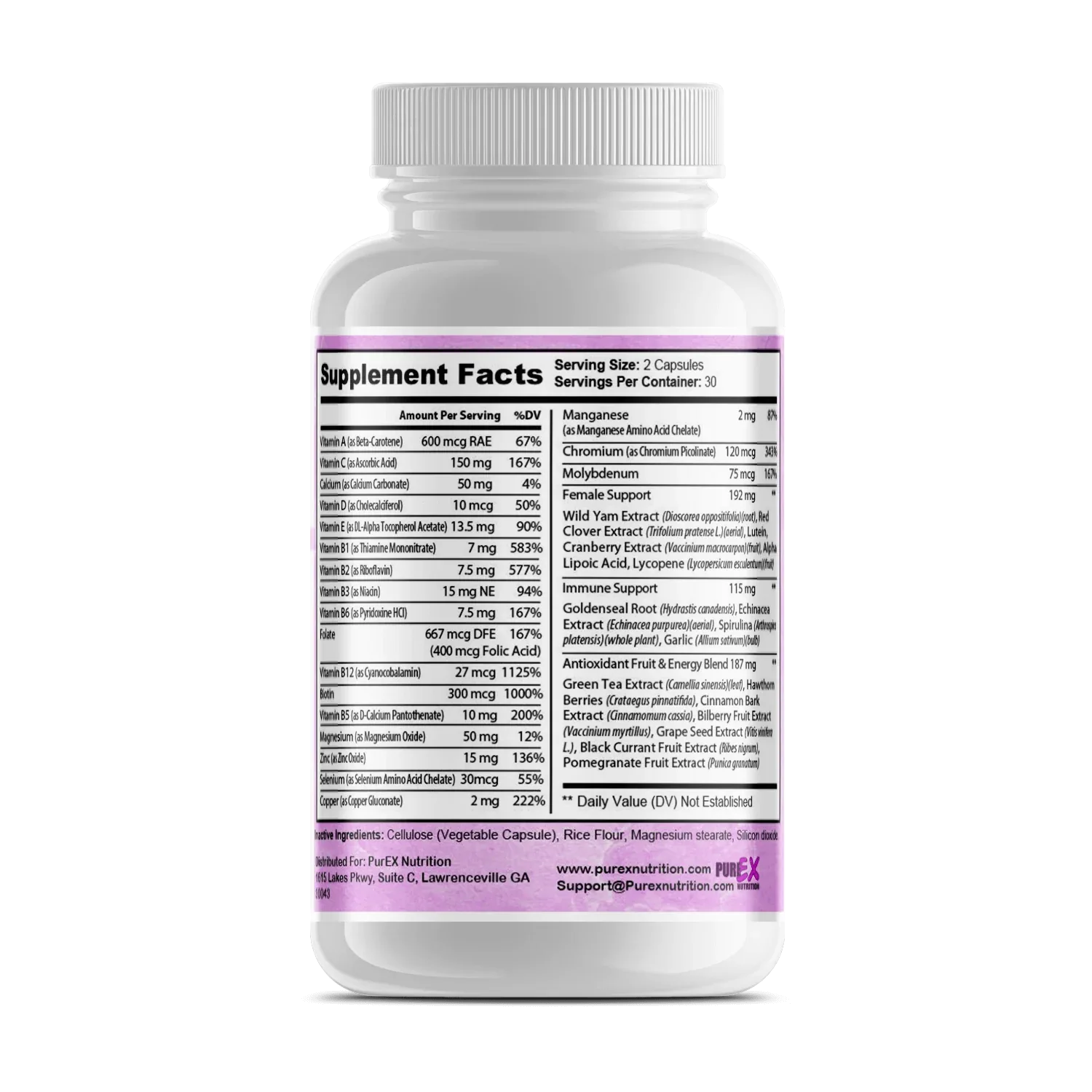 Pure Multi-Vitamins Womens Pure Multi-Vitamins Womens