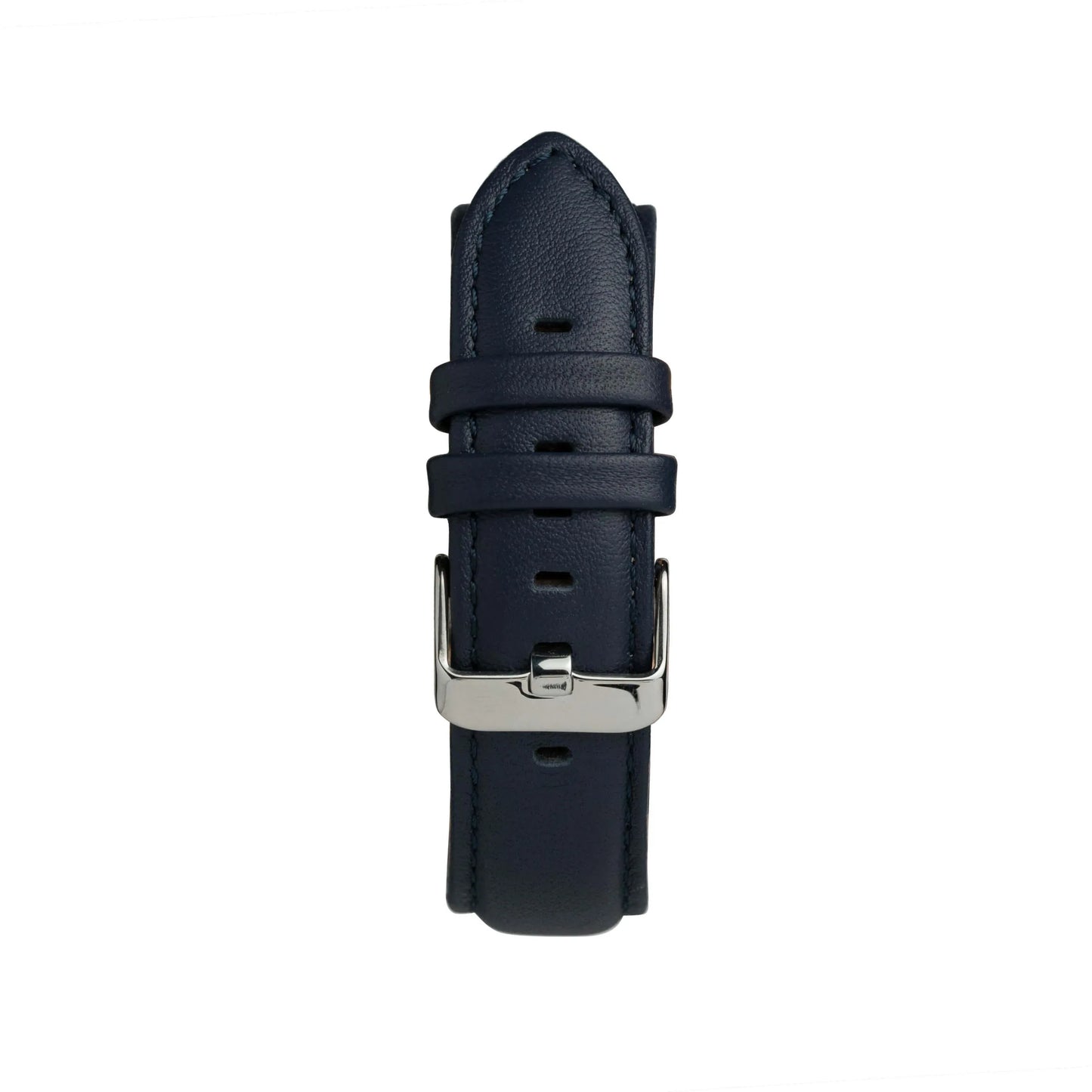 Quick-Release Genuine Leather Watch Straps Blue - Genuine Leather