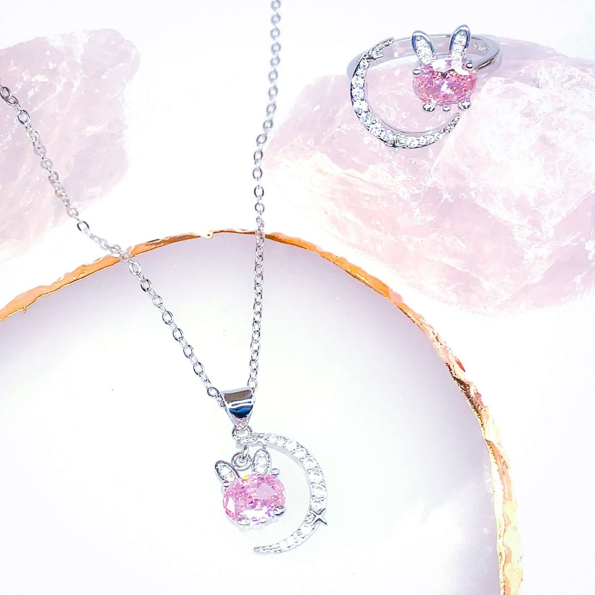 Shopminx Moonlight Usagi Necklace - Sailor Moon Inspired Default Title