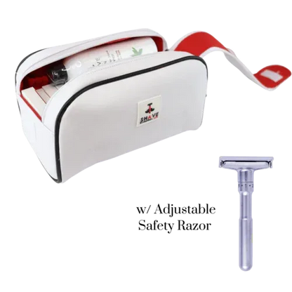 Complete Grooming Kit for Men | Shave Essentials Premium Set Adjustable Safety Razor