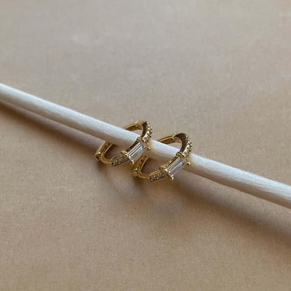 Sia Stone Huggies- White Zirconia Default Title