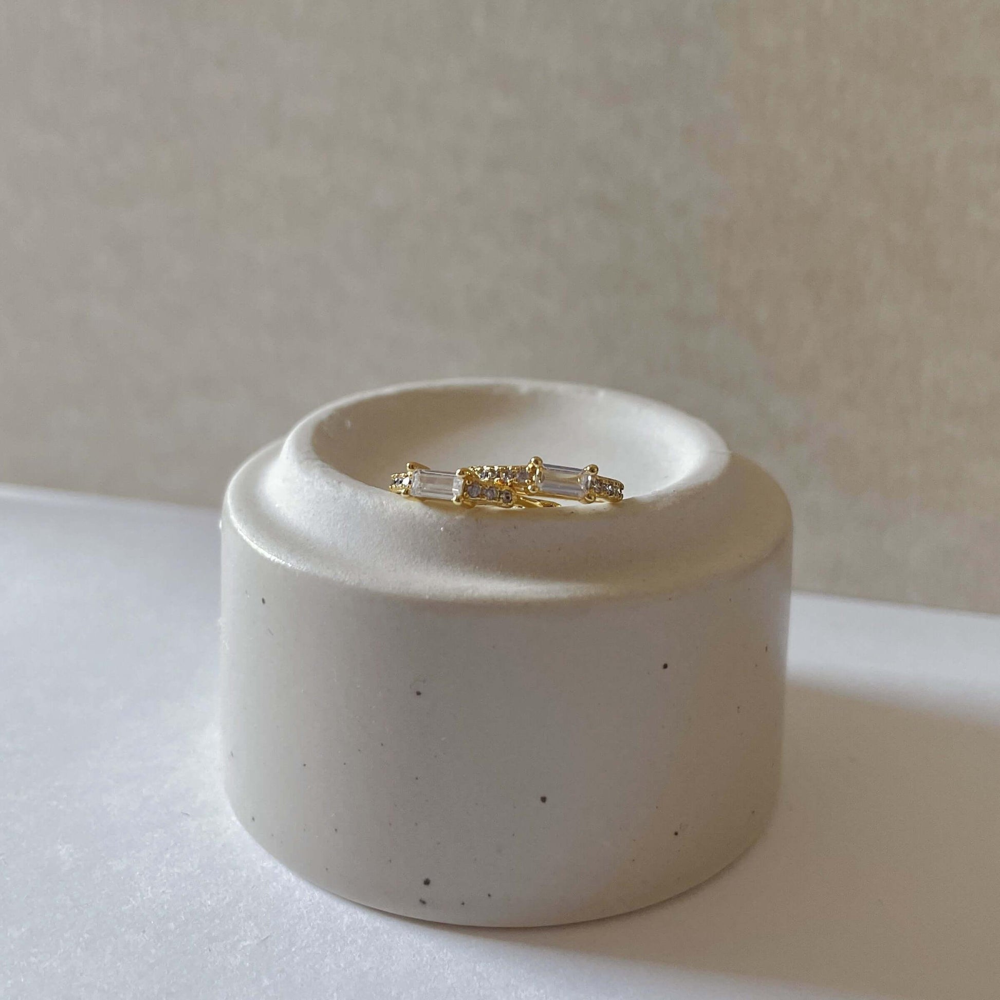 Sia Stone Huggies- White Zirconia Default Title