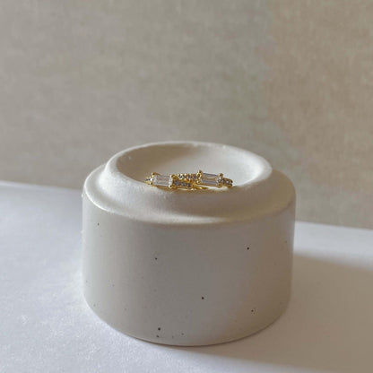 Sia Stone Huggies- White Zirconia Default Title