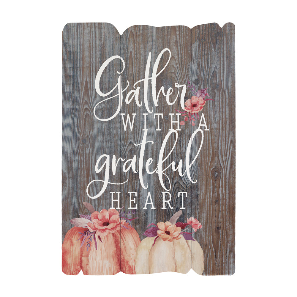 Gather Warm & Welcoming Home Decor Sign