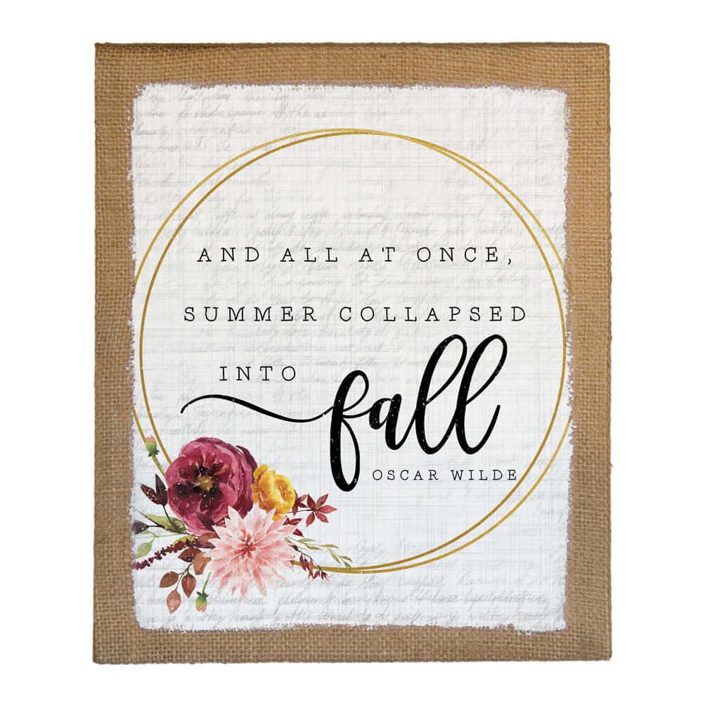 Summer Collapsed Summer Collapsed - 16 x 20