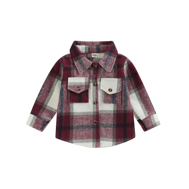 Toddler Plaid Long Sleeve