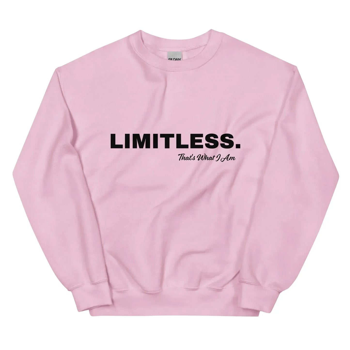 LIMITLESS Unisex Sweatshirt White / 3XL