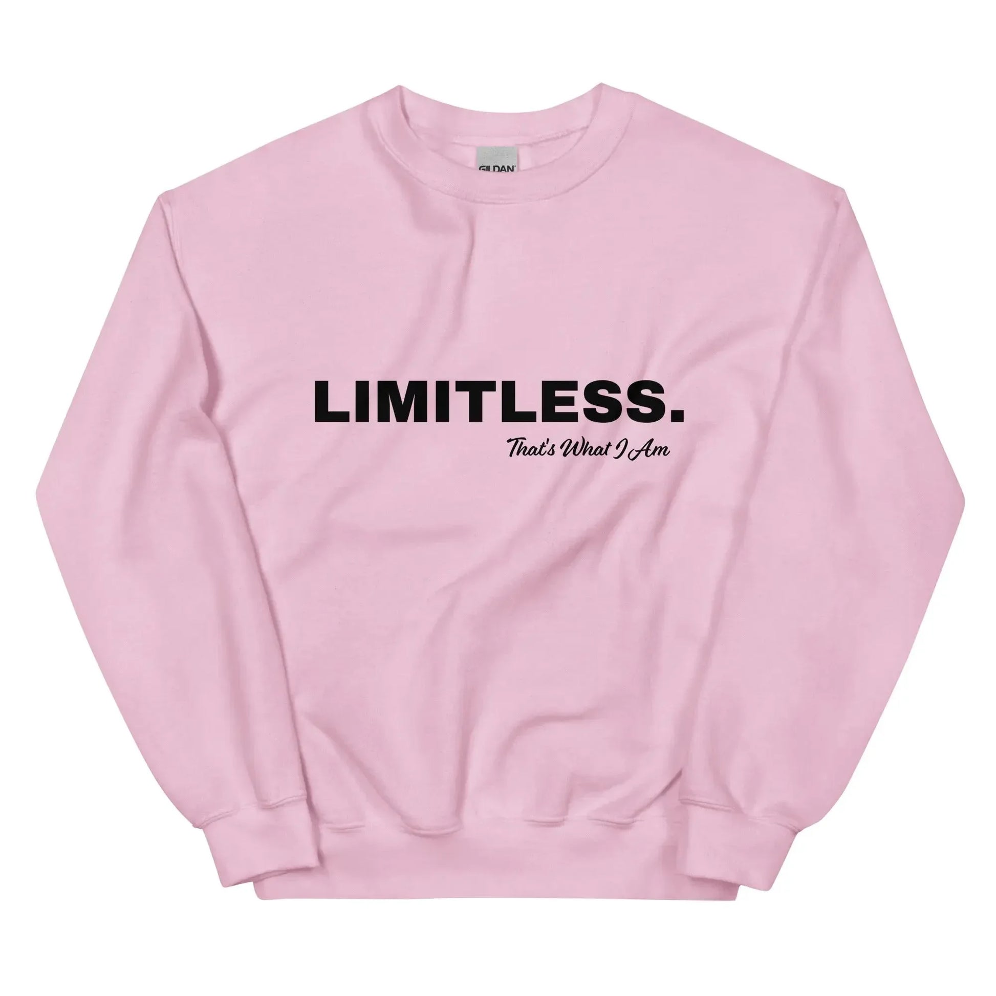 LIMITLESS Unisex Sweatshirt White / 3XL