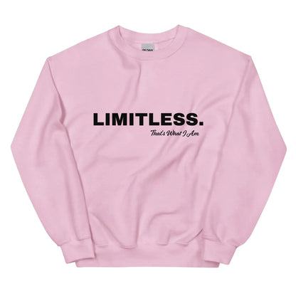 LIMITLESS Unisex Sweatshirt White / 3XL