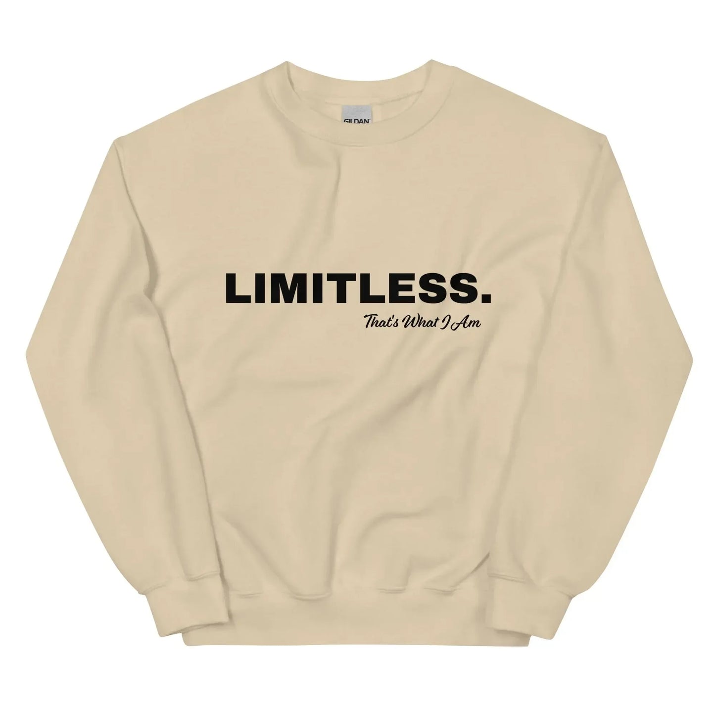 LIMITLESS Unisex Sweatshirt White / 3XL