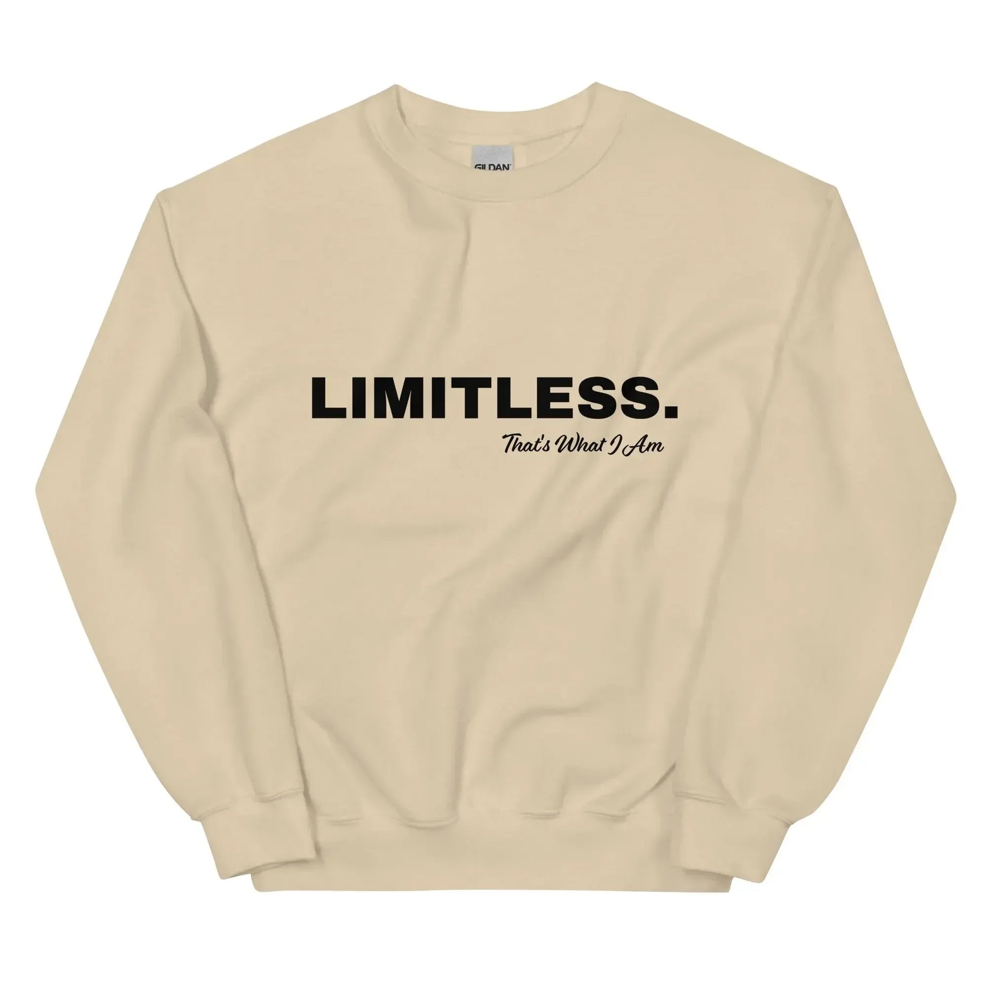 LIMITLESS Unisex Sweatshirt White / 3XL