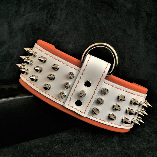 "Silver Giant" collar White XL - fitting a neck of 22.6 to 25.6 inch (57.5- 65 cm) / Collar Only