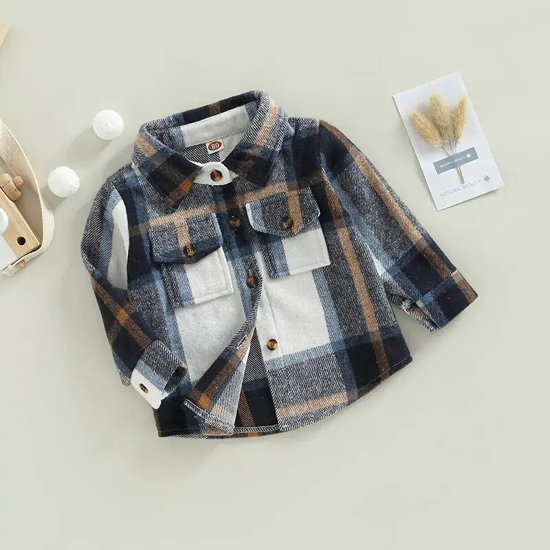 Toddler Plaid Long Sleeve