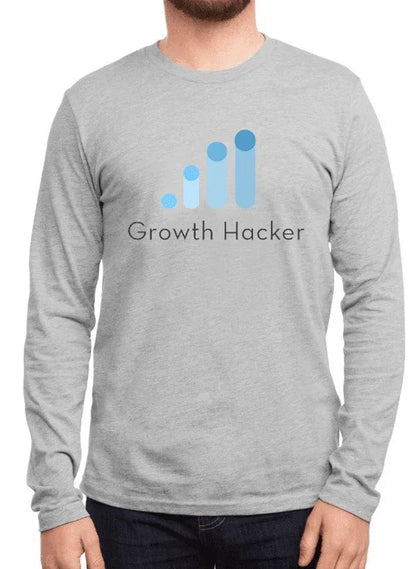 Growth Hacker Full Sleeves T-shirt SMALL / Gray
