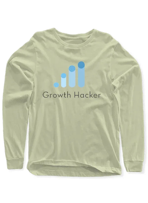 Growth Hacker Full Sleeves T-shirt SMALL / Offwhite