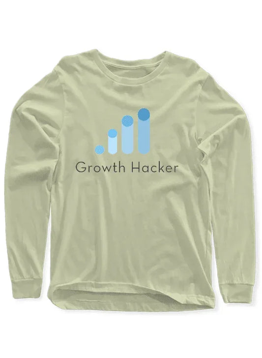 Growth Hacker Full Sleeves T-shirt SMALL / Offwhite