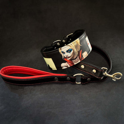 The Harley Limited Collar Size XXL - fitting a neck of 25.6 to 29.6 inch (65 cm - 75 cm) / SET Collar&Leash