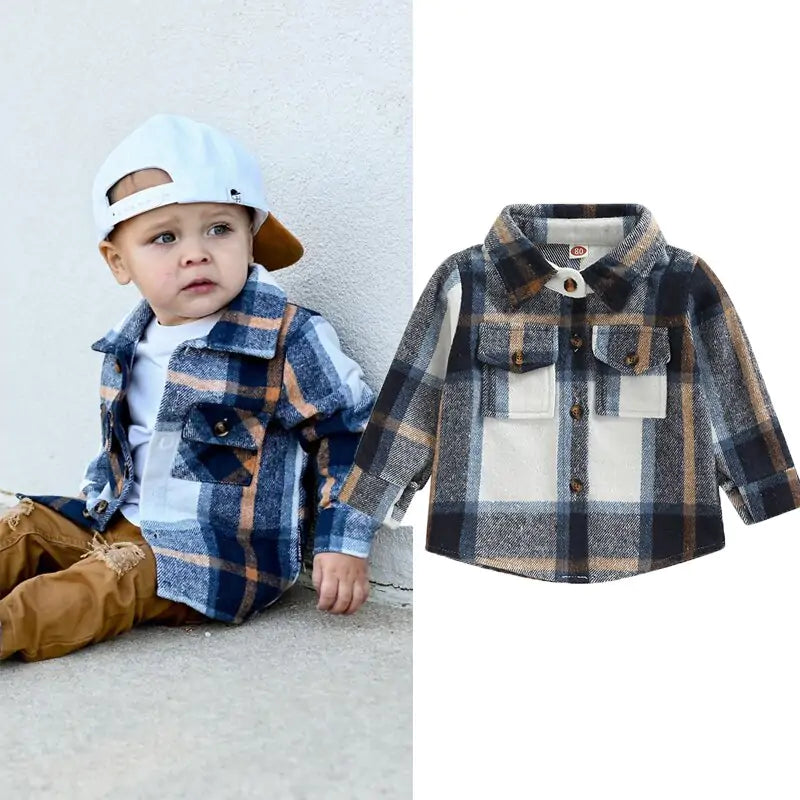 Toddler Plaid Long Sleeve