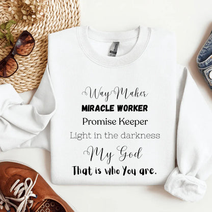 Way Maker Christian Crewneck Sweatshirt 2XL