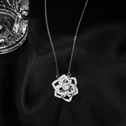 Hollow Rose Necklace Default Title