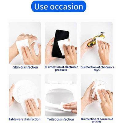 Alcohol Wipes 10 packs, 100 pcs Default Title